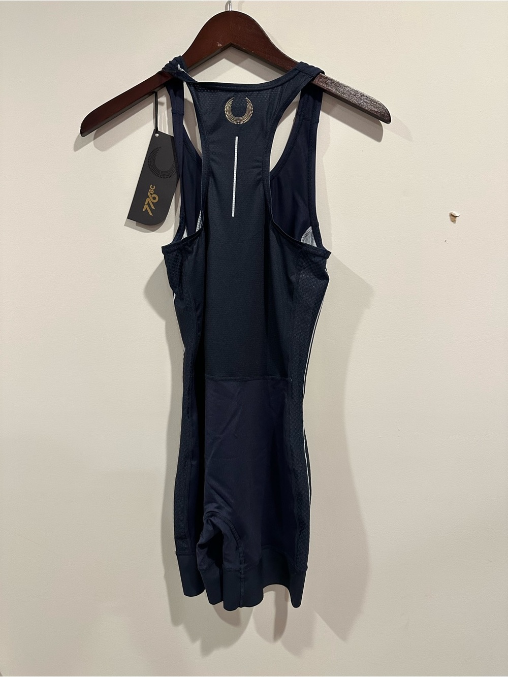 Navy Women's Performance Racerback Unisuit - Picture 2 of 3
